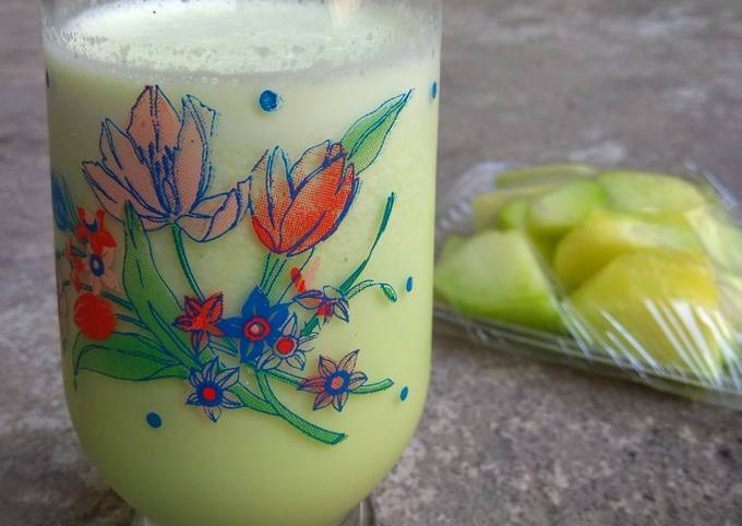 Resep Jus Melon Susu Oleh Saluna Mahira Cookpad