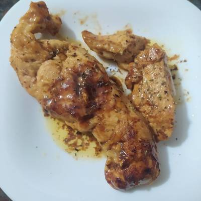 Pechugas de Pollo al limón con mostaza y miel. Receta de Agus Canello-  Cookpad