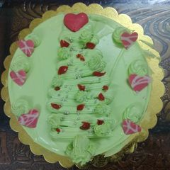Christmas mawa cake A picture of Christmas mawa cake.