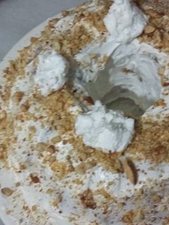 صورة لوصفة كيكة بسيطة منزلية