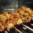 Sate Jamur Tiram + bumbu kacang