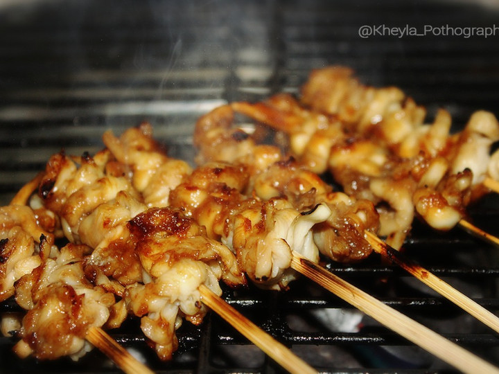 Cara Memasak Sate Jamur Tiram + bumbu kacang Kekinian