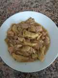 Pollo al limón con salsa teriyaki sauce