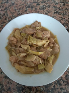 Una foto de Pollo al limón con salsa teriyaki sauce
