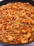 Shrimp Tomato Pepper pasta
