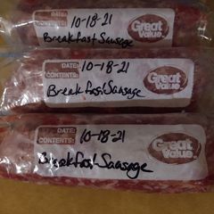 A picture of Fresh Ground Breakfast Sausage.