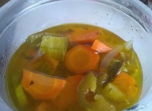 Una foto de Chiles curtidos o en escabeche 100% caseros