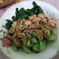 Tumis pokcoy bawang putih jamur রেসিপির প্রধান ছবি