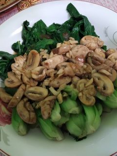 Foto resep Tumis pokcoy bawang putih jamur