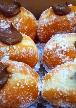 Foto resep Donat bomboloni no ribet empuk montok enak
