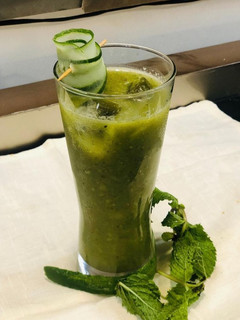 A picture of Cucumber slush.