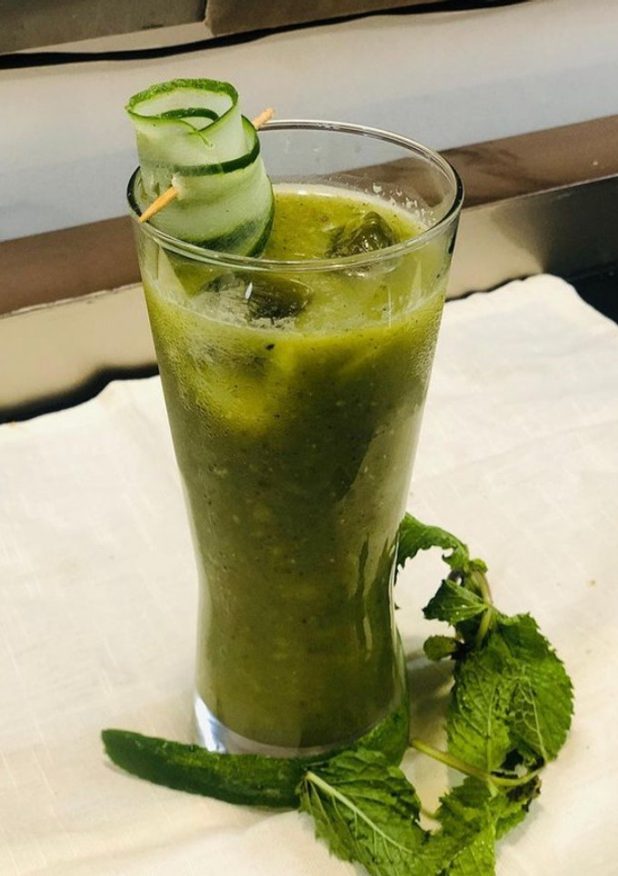 A picture of Cucumber slush.