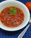 Mexican Charred Tomato Garlic Salsa