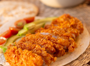 Foto principal de Quesadilla de pollo crujiente estilo Crispy chicken 🍗