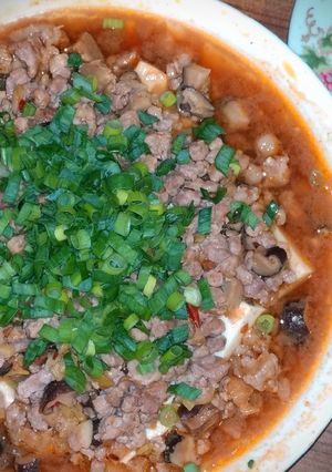 肉末蒸豆腐 的食譜成品照片
