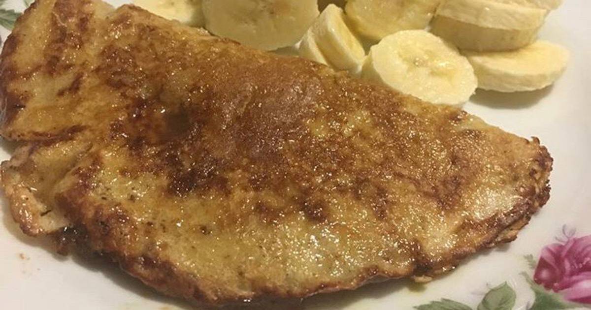 Pancake de avena y banana Receta de Mariana Weremczuk Cookpad