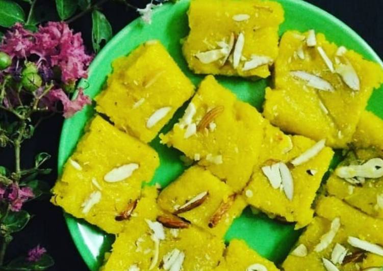 Steps to Make Speedy Poha burfi