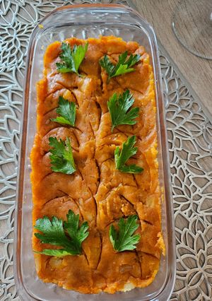 Hagymás paprikás burgonyapüré recept fotója