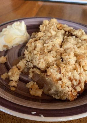 Una foto de Crumble de manzana 🍏