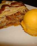 STRUDEL DE MANZANA EN MASA DE FILO (HOJALDRE GRIEGO). JON STYLE