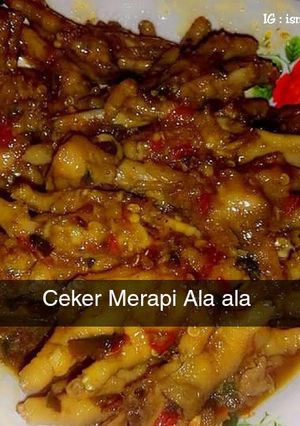 Foto resep Ceker Merapi Ala ala