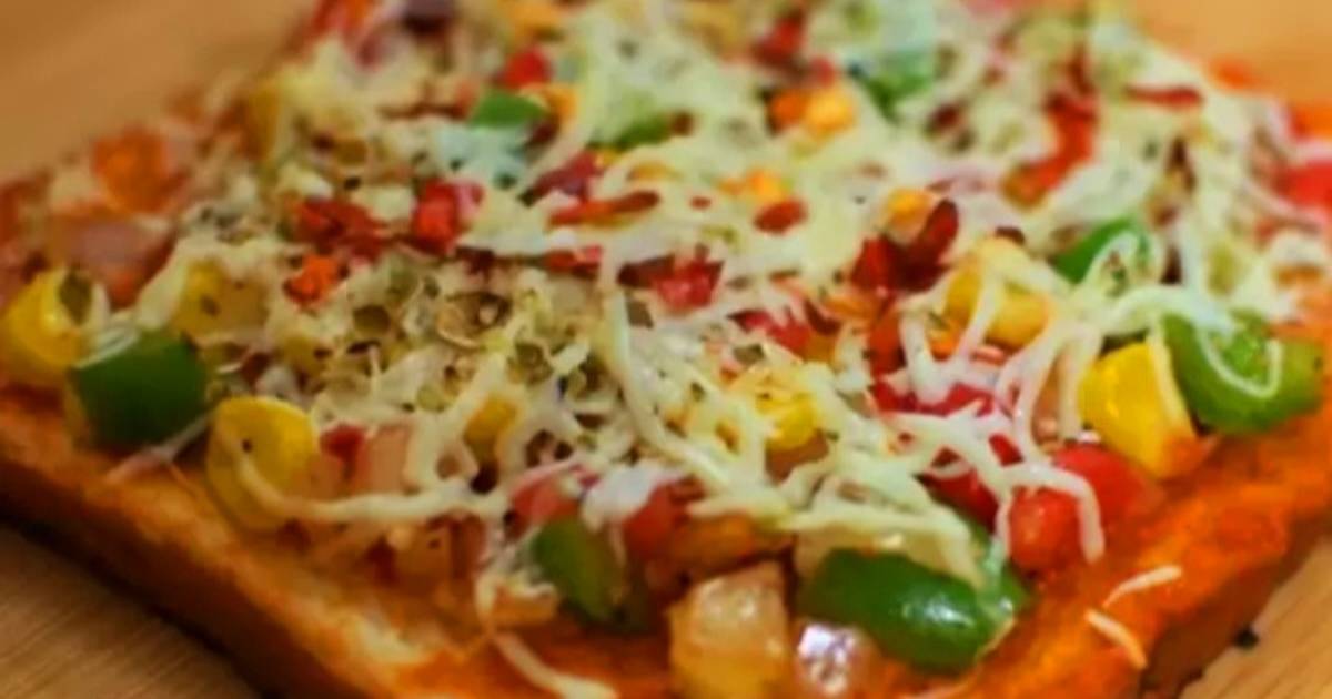 Arrabbiata sauce Bread pizza Recipe by Sneha Patel Cookpad