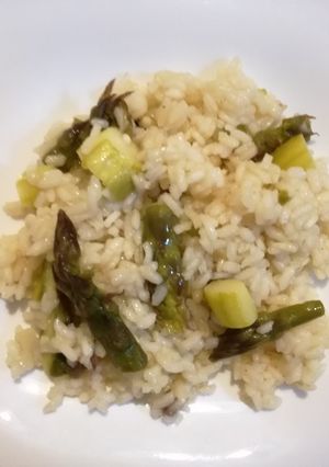 Spárgás rizottó recept fotója