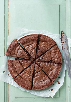 A picture of Vegan Kladdkaka.
