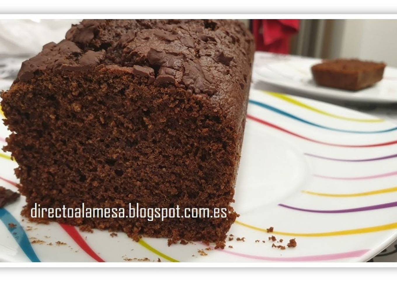 Plumcake de plátano y chocolate