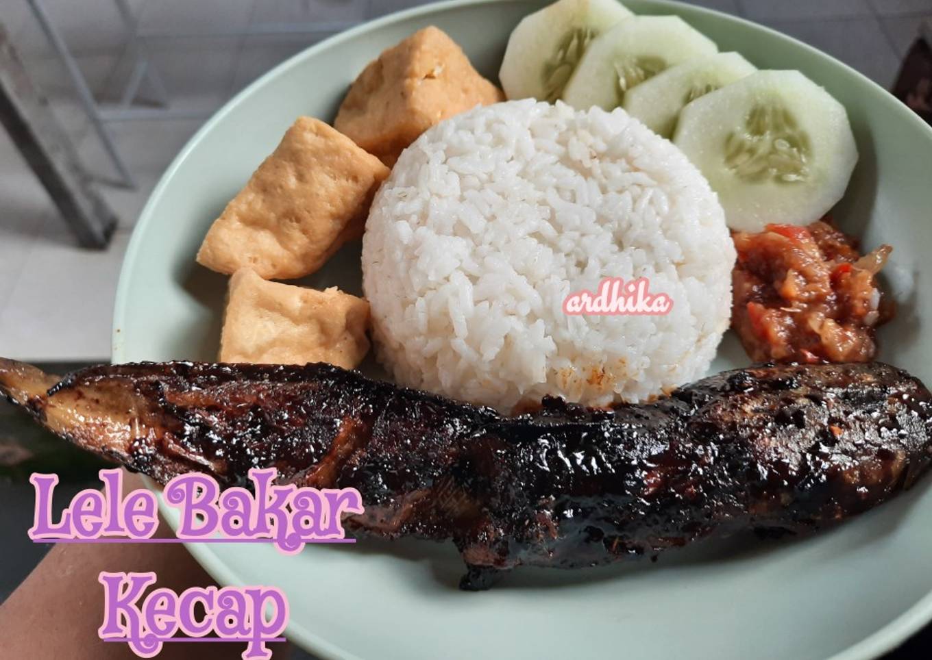 Lele bakar kecap teflon