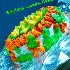 Eggless Lemon Cake A picture of Eggless Lemon Cake.