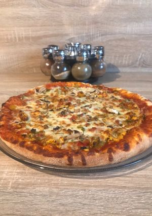 Una foto de Pizza casera