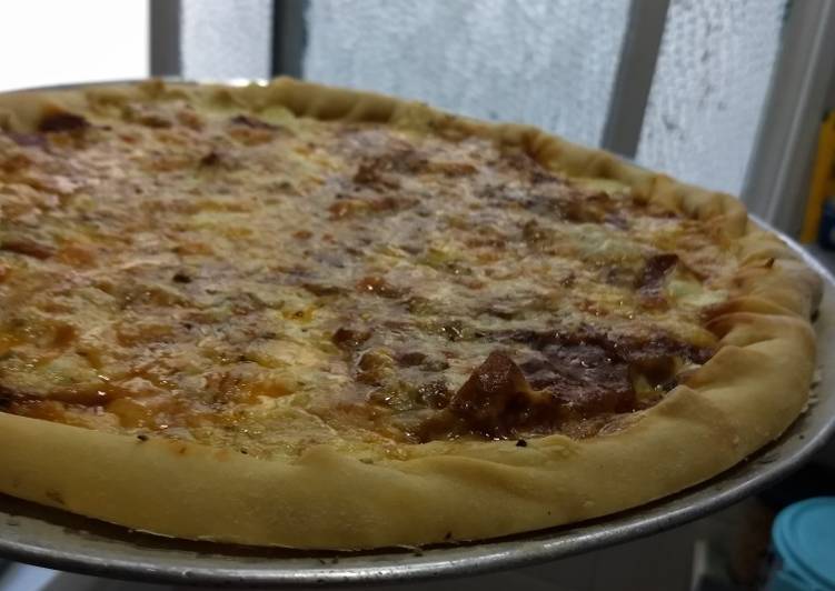 Massa de pizza caseira