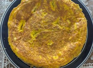 Una foto de Omelette de lenteja