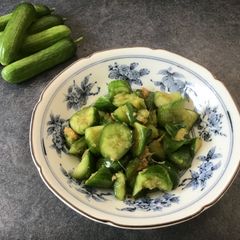 Cucumber and ginger salad A picture of Cucumber and ginger salad.