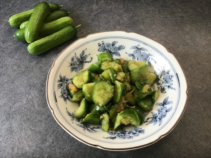 Simple Way Prepare Recipe Cucumber and ginger salad that is Delicious, Addictive}
