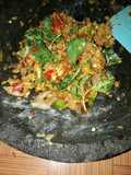 Tempe penyet kemangi
