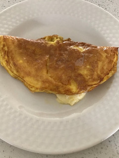Una foto de Omelette de jamón y queso
