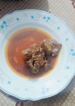 A picture of Mutton qorma.