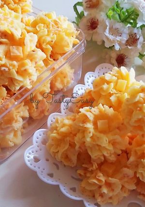 Foto resep Kue Kering Semprit | Semprit Sagu Keju Istimewa Hanya 4 Bahan | Semprit Keju | Kue Kering Sagu Keju