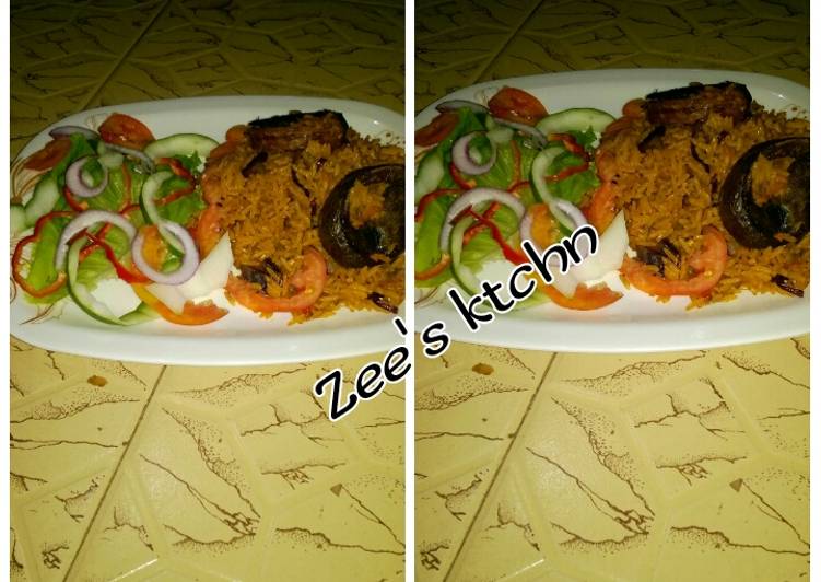 How to Make Tasty My native palm oil jollofrice Cooking Basics for Newbies