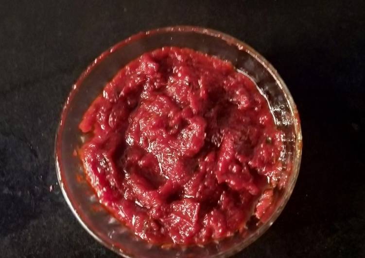 Instant pizza sauce