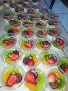 Foto resep Puding sutra buah sirup lemon