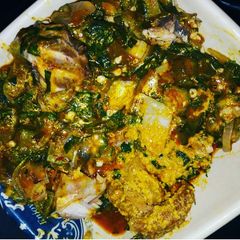 A picture of Fresh okro soup.