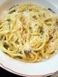Foto de Carbonara com Cogumelos