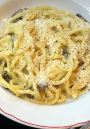 Foto de Carbonara com Cogumelos