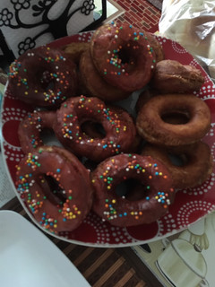 Una foto de Donas rellenas con amor 🍩💕