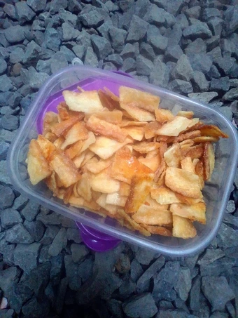 Cara Gampang Menyiapkan Resep Keripik singkong manis yang Bisa Manjain Lidah Anti Ribet, Uenak Banget