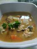 Sopa de mariscos sencilla