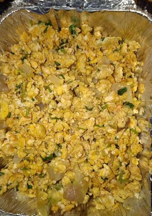 A picture of Egg bhurji.